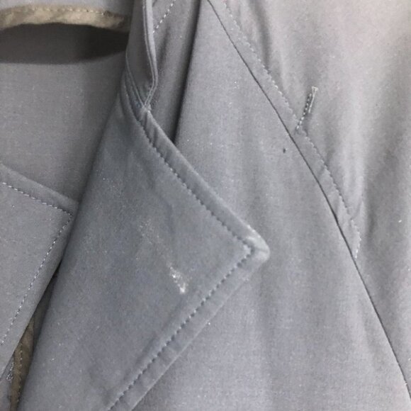 A.L.C.  Bristol Trench wool blend drawstring coat in Midnight navy blue size 10 - Picture 13 of 16